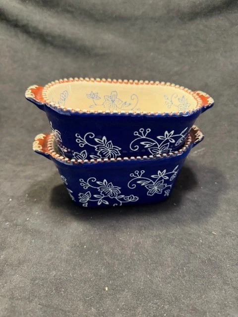 Temptations bakeware - mini loaf pans "Old World Blue"