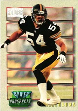 1993 Pro Set Power - Power Prospects Chad Brown #PP32 (RC) - Steelers