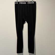 Gymshark Mens Black Baselayer Compression Leggings A1A3K Size 3XL