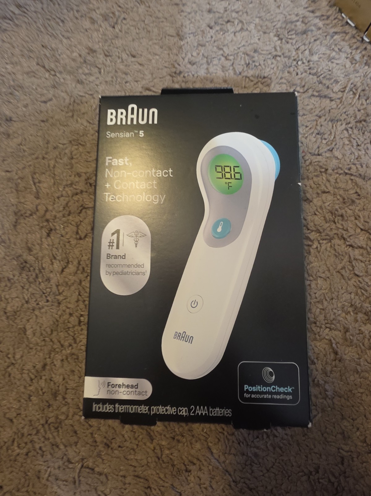 Braun NTF3000US No Touch Plus Forehead Digital Thermometer
