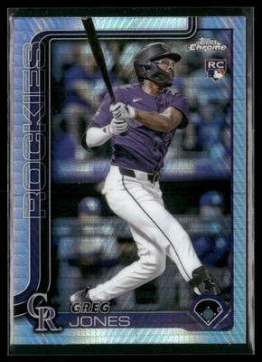 2025 Topps Chrome #265 Greg Jones Prism Refractors