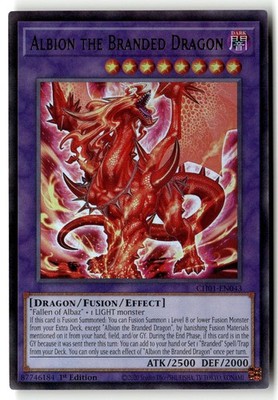 Albion the Branded Dragon CH01-EN043 Ultra Rare Yu-Gi-Oh 1st Edition LP
