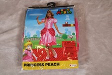 Super Mario PRINCESS PEACH Child Costume Size Small 4-6X