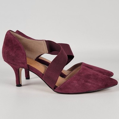 Corso Como CC-Denice Burgundy Suede Pumps - Size 6M / 36 1/2