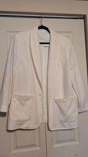 Vintage Women's Ivory Textured Blazer