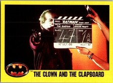 1989 Topps Batman Series 2 - The Clown and the Clapboard