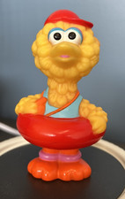Vintage Jim Henson Big Bird Beach Red Hat Innertube Toy  JJ1