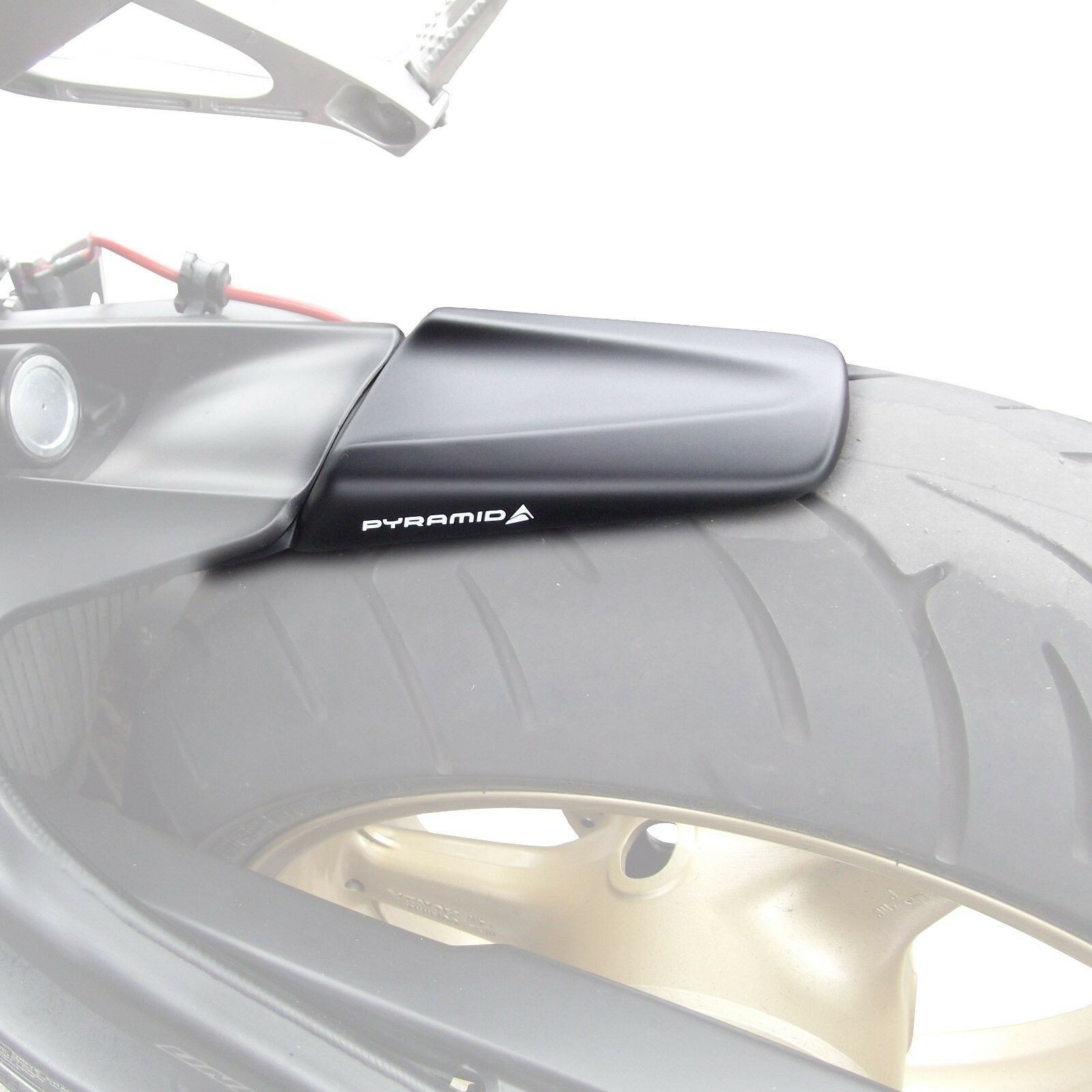 Pyramid Hugger Fender Mudguard Extension Black Honda CBR 1000 RR 2008 - 2011
