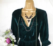 👗***MONSOON PRE-OWNED "VELVET GREEN" DRESS SIZE 16***👗