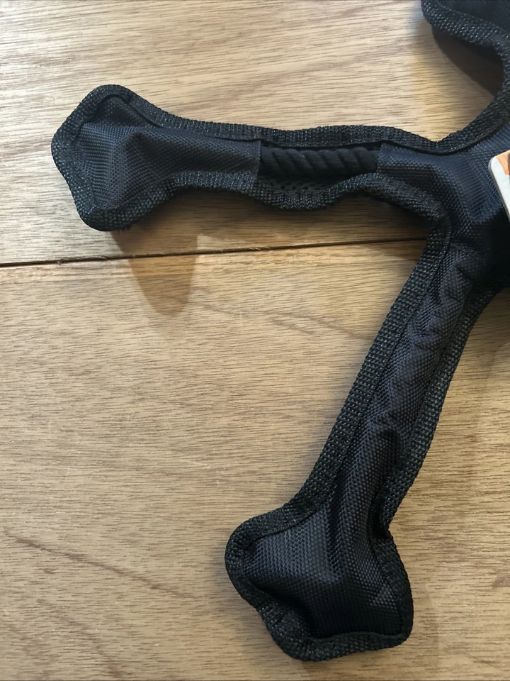 Multipet Skele-Rope Dog Toy – Black, Cat, Hot Pink Ears, And Nose  - Image 4 of 4