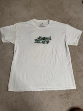 A-Lab Money Hungry Alligator T-Shirt Size L Dual Sided