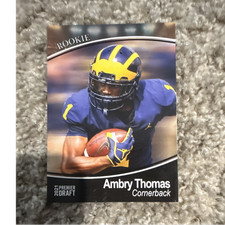 SAGE Premier Draft 2021 Ambry Thomas #16 Rookie Michigan Football Card