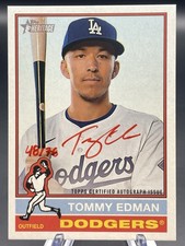 2025 Topps Heritage High Tommy Edman Real One Auto Red Ink #ROA-TE  #/76