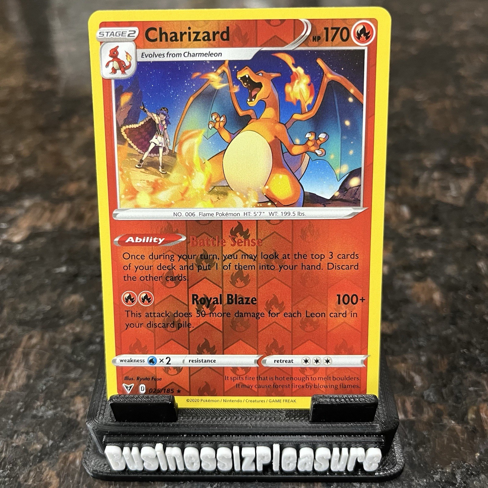 Charizard 025/185 Reverse Holo 2020 Vivid Voltage Pokemon Trading Card Game | NM