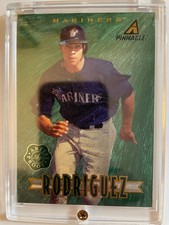 1997 New Pinnacle Artist Proof #87 Emerald Green Alex Rodriguez, Mariners, Yanks