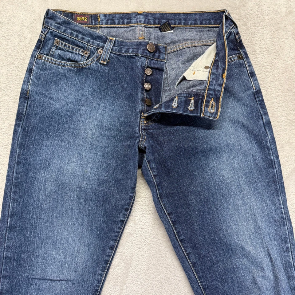 Vintage Abercrombie & Fitch Jeans Women's 2R Flare 1892 Button Fly Dark Denim - Image 2 of 4