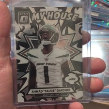 2023 Panini Clearly Donruss My House Ahmad Gardner New York Jets NFL Insert #3