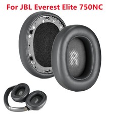 1Pair PU Leather Sponge Headphone Earmuffs Cover For JBL Everest Elite 750NC