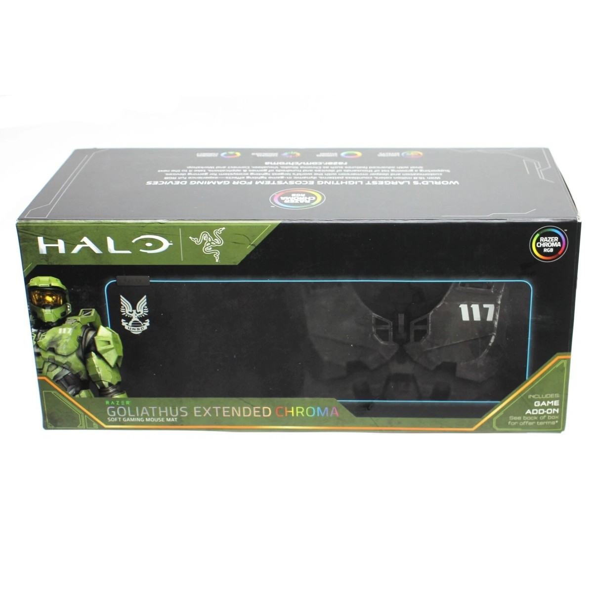 Razer Goliathus Extended Chroma Halo Soft Gaming Mouse Mat Pad