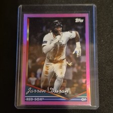 Topps Archives 2024 Jarren Duran Red Sox Pink Parallel #257 Baseball Card