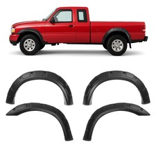 Fender Flare Kit For 1993-2011 Ford Ranger Pocket Rivet Bolt Textured Black