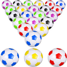 24 Pack Bulk Soccer Balls with Pump Outside