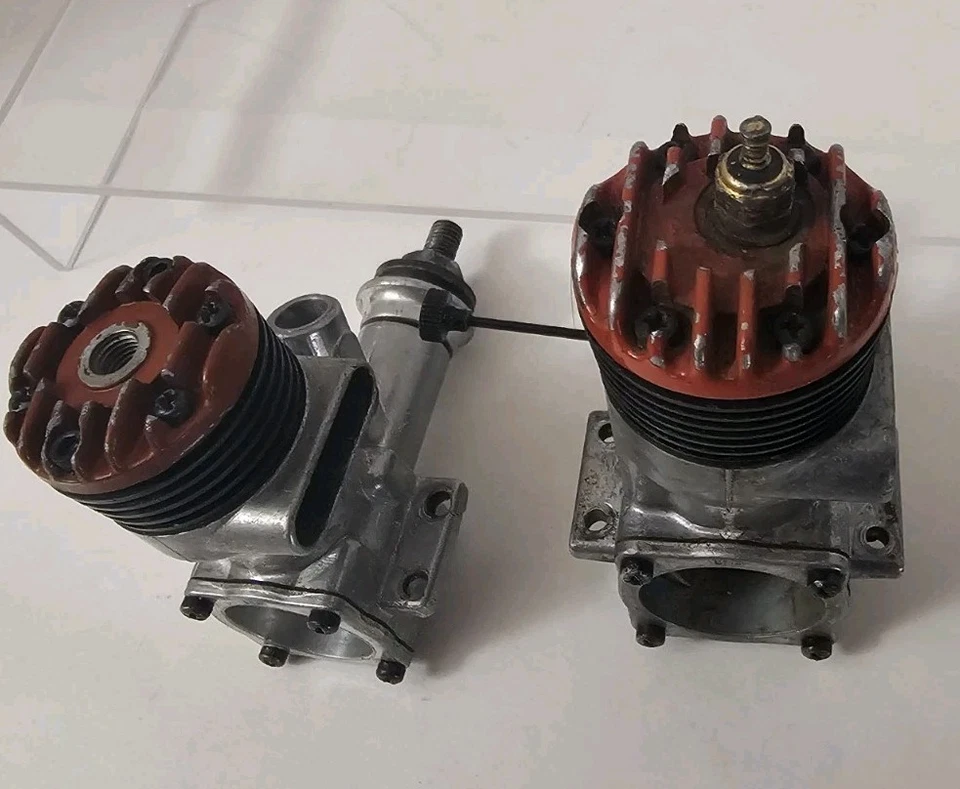 (2) Motor de avión McCoy Red Head 19 y 35 C/L vintage - bonito estéticamente Foto 4 de 4