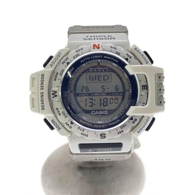 CASIO Quartz Watch Digital White prt-40wwj