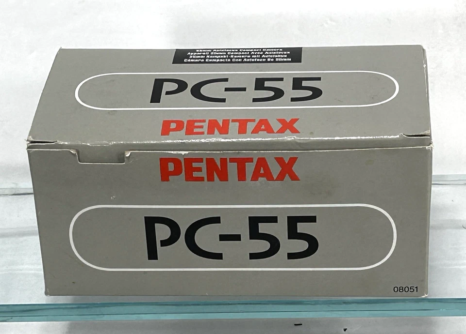 NEW in BOX! PENTAX PC-55 35mm Autofocus Compact FILM CAMERA w/ Case, New Battery - Image 4 of 4