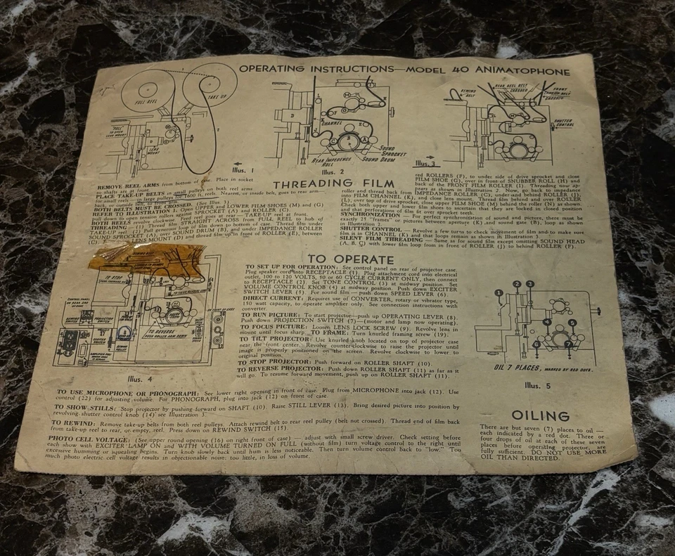 Proyector y altavoz Victor Triumph 60 con documentos - Amplificador de tubo vintage belleza Foto 3 de 4