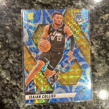 Panini Mosaic 2024-25 Isaiah Collier Rookie #222 Utah Jazz Prizm Basketball