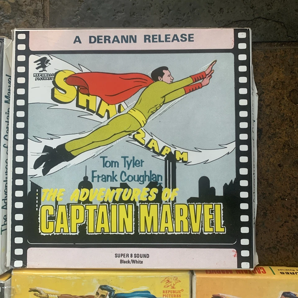 Vintage Captain Marvel super 8 mm Republic Derann CAPITOL FILM REPUBLIC PICTURES - Image 3 of 4