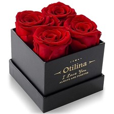 Valentines Day Gifts for Her Wife Preserved Roses in a Box Forever Flowers Va...