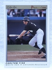 1991 O-Pee-Chee Premier - Carlton Fisk #45 Chicago White Sox