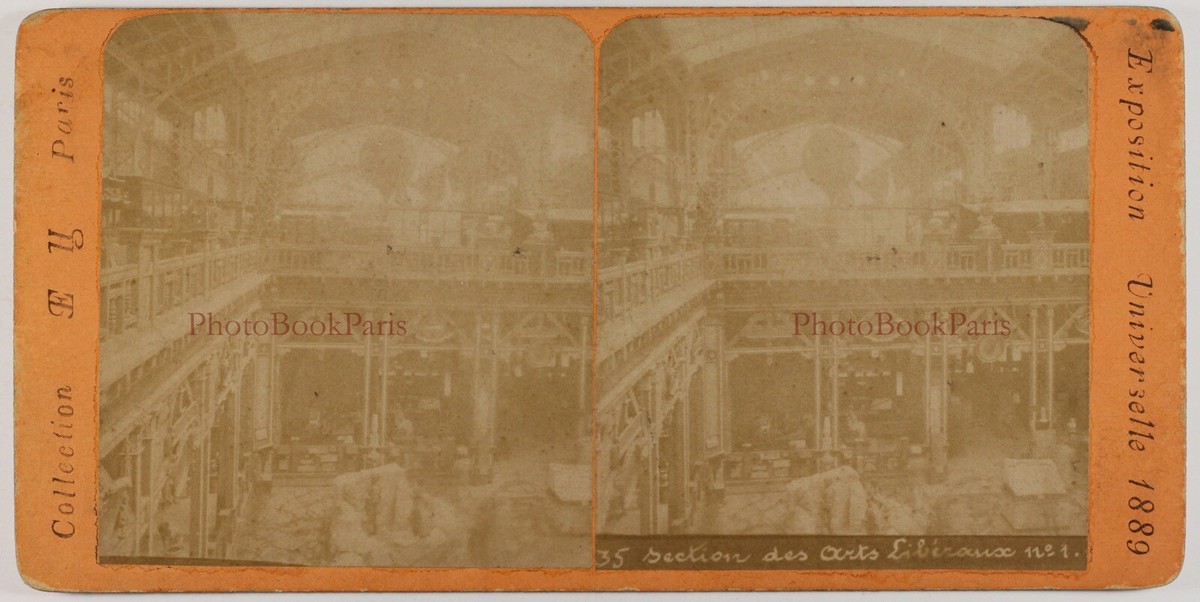 Paris, Exposition universelle de 1889. Soubassement de la