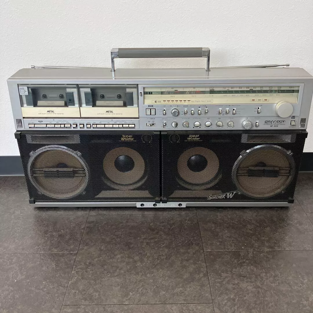 SHARP シャープ GF-909 THE SEARCHER-W ラジカセ ザ・サーチャー SHARP シャープ GF-909 THE SEARCHER-W ラジカセ ザ・サーチャー
