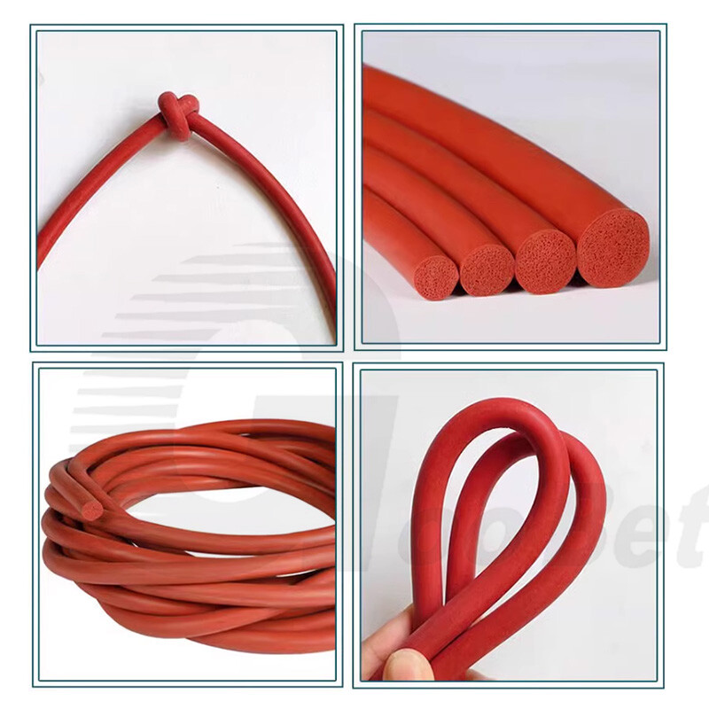 Produktbild von Silikon Schaumstoff Runddichtung 3m – Ø1-10mm, Weiß, Hitzebeständig Bis 200°C, Für Fenster, Türen & Co.