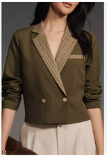 NWT NEW Anthropologie DOLAN Cropped Blazer Ja...