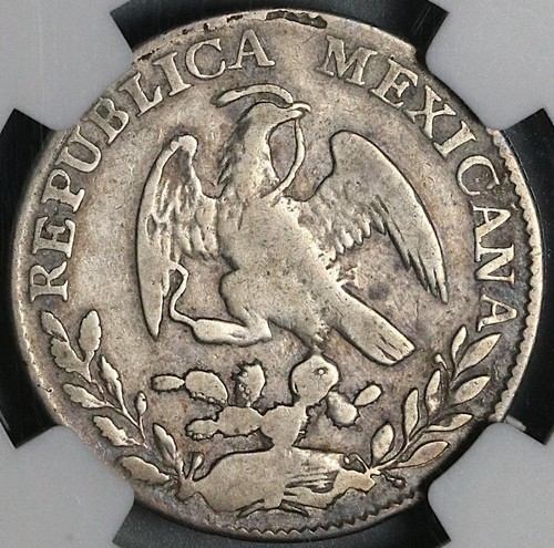 1842/32-Ga NGC F 12 Mexico 2 Reales Guadalajara Rare Coin POP 1/0 (24070801C) - Picture 3 of 6