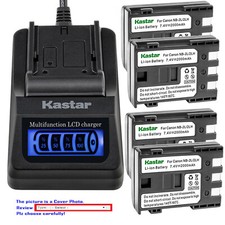 Kastar Battery LCD Quick Charger for Canon NB-2L NB-2LH Canon VIXIA HF R11 ZR400