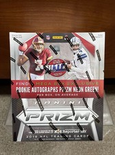 2019 Panini Prizm Football Retail Mega Box New Sealed Exclusive Autos