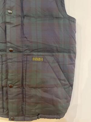 Polo Ralph Lauren 90s Vintage Rare Down Vest Size XS Black watch