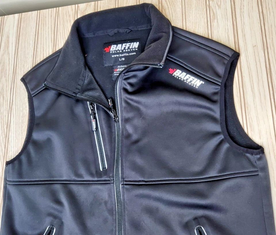 mens Baffin Large Polar Vest Winter Layer Base Zip Up Pockets Warm Boots Canada - Image 2 of 4