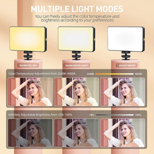 Portable 120 LED Mobile Phone Selfie Fill Light Dimmable 2500K-9000K Video Light - Picture 6 of 14