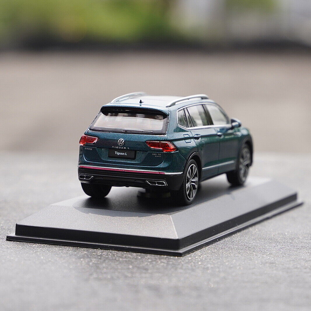 1/43 Scale Volkswagen New Tiguan L 2022 Green DieCast Car Model Toy  Collection