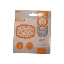 Tonic Studios Metal Cutting Die Special Occasions Sentiments Thank You 4505e