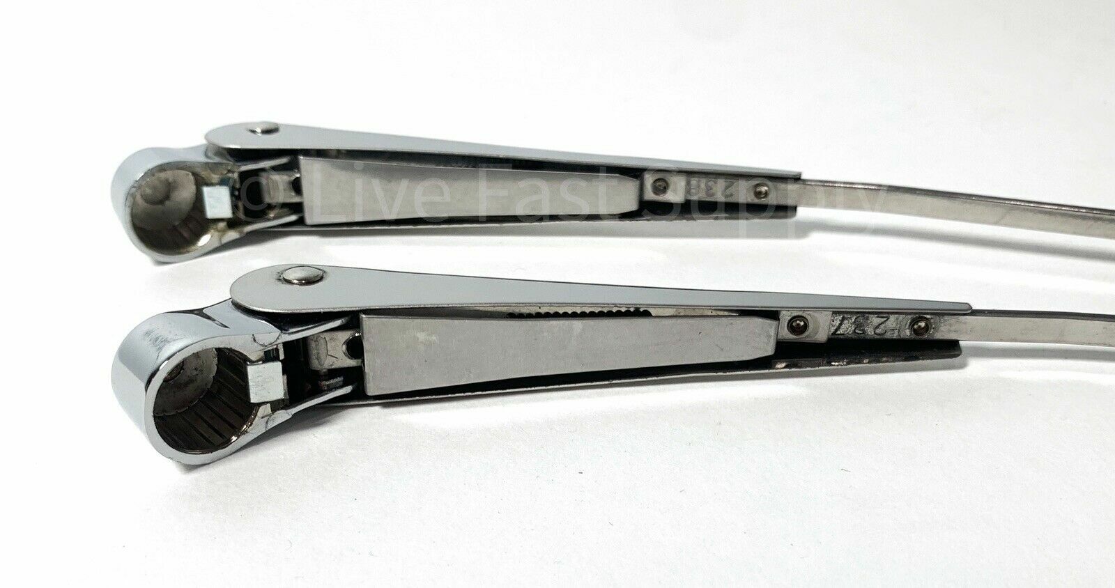 New Polished Stainless Steel Wiper Arm Set For 19601966 Chevrolet Pickup eBay