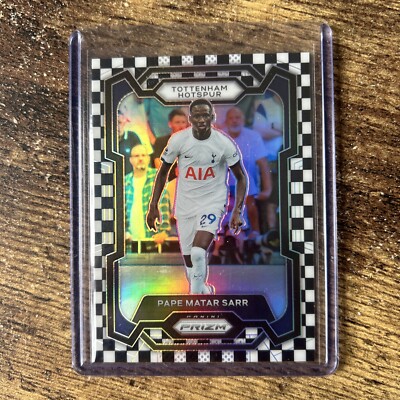 Pape Matar Sarr #136 Black and White  Checkered Rare 