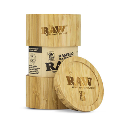Six Shooter Raw Bamboo Box für 6 King Size Kegel