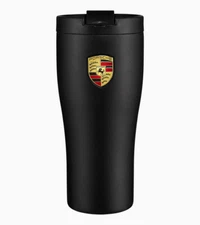 Genuine Porsche Porsche Matte Black Thermos Mug WAP-050-625-0R-THB